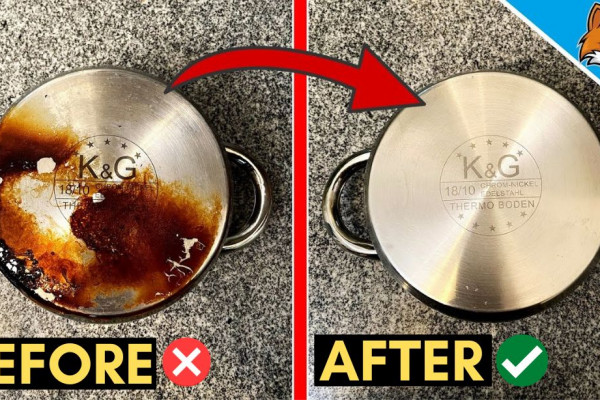 Easy Burnt Pot Cleaning Hack