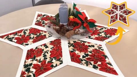 Easy Christmas Centerpiece Placemat | DIY Joy Projects and Crafts Ideas