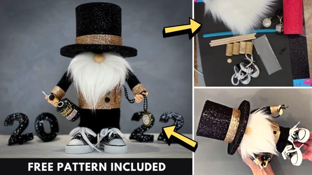 Easy DIY New Year Gnome Tutorial