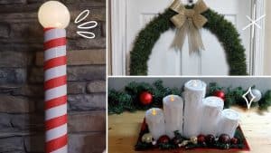 3 Easy DIY Pool Noodle Christmas Décor Ideas
