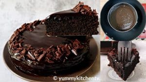 3-Ingredient Frying Pan Chocolate Cake Recipe