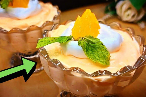 Easy No-Bake Orange Mousse Recipe