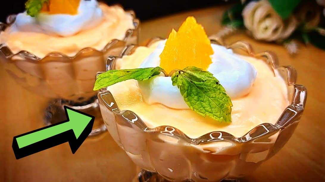 6-Ingredient No-Bake Orange Mousse Recipe | DIY Joy Projects and Crafts Ideas