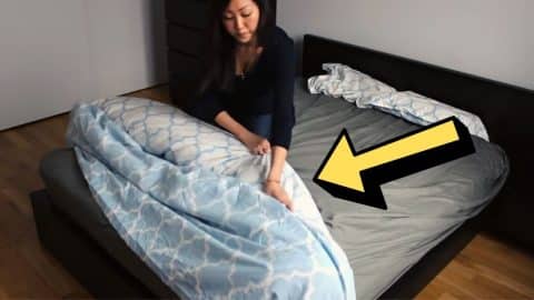 Easy Trick To Wear Duvet Cover Quickly | DIY Joy Projects and Crafts Ideas