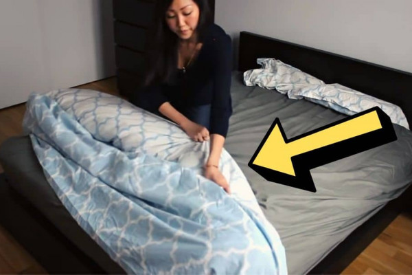 Easy Trick To Wear Duvet Cover Quickly