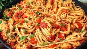 Easy and Delicious Chicken Tomato Pasta