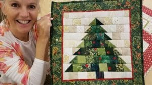 Fastest Last Minute Christmas Patchwork Tree