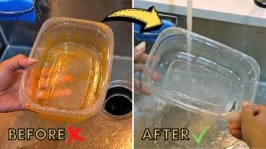 How To Clean Greasy Plastic Containers Easily