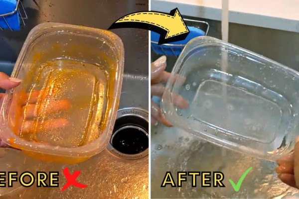 How To Clean Greasy Plastic Containers Easily