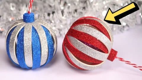 How To Make DIY Glitter Foam Ornaments | DIY Joy Projects and Crafts Ideas