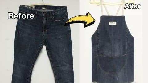 How To Upcycle Denim To Apron | DIY Joy Projects and Crafts Ideas