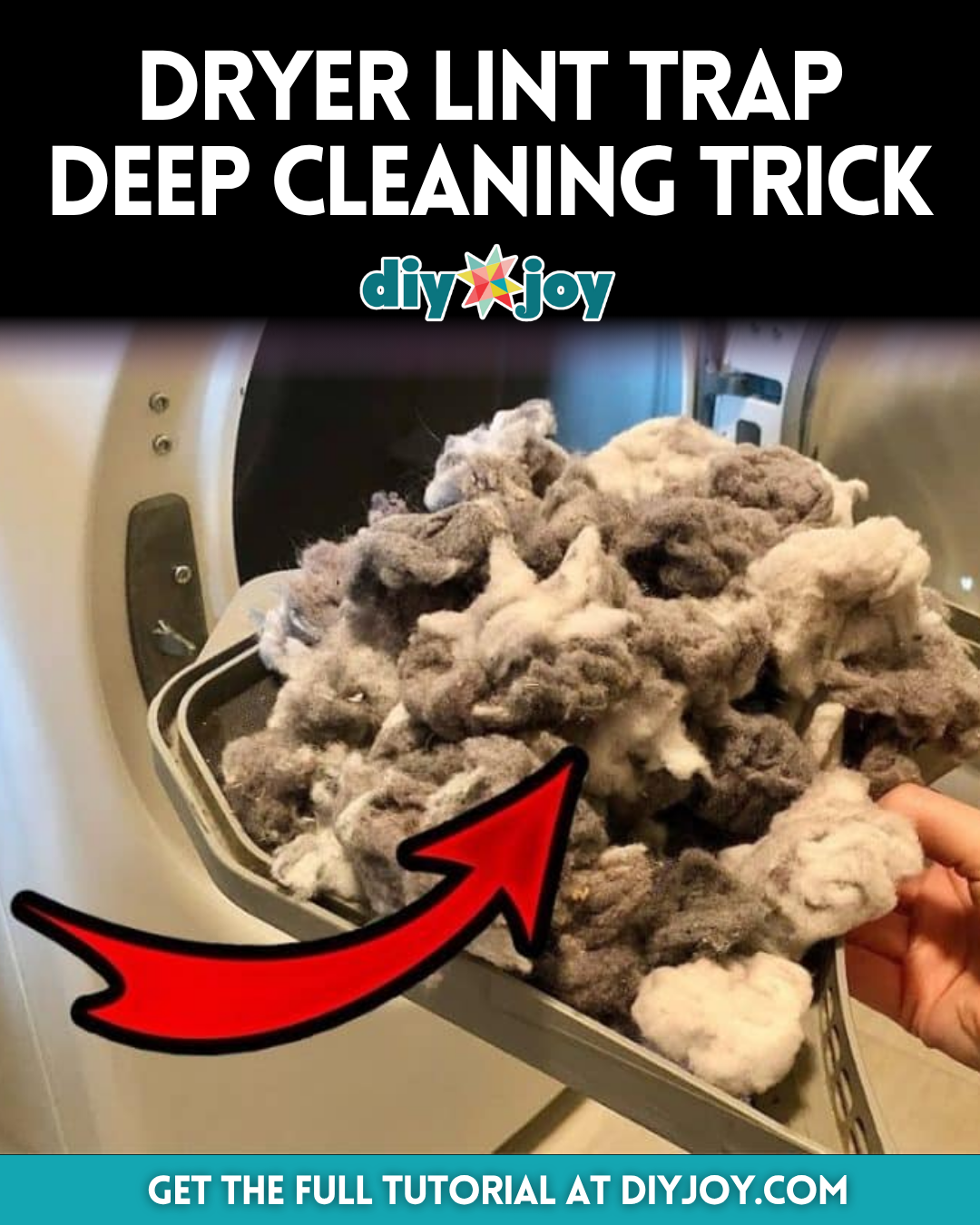 Learn This Easy Dryer Lint Trap Deep Cleaning Trick!