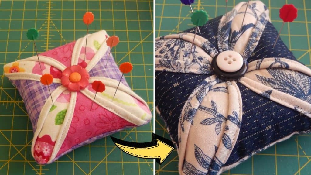 Quilted Tiny Pincushion Sewing Tutorial