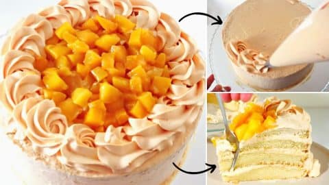 Super Easy Mango Sponge Cake Recipe | DIY Joy Projects and Crafts Ideas
