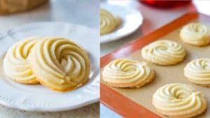 Butter Swirl Shortbread Cookies Recipe