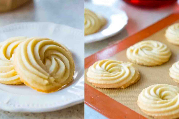 Butter Swirl Shortbread Cookies Recipe
