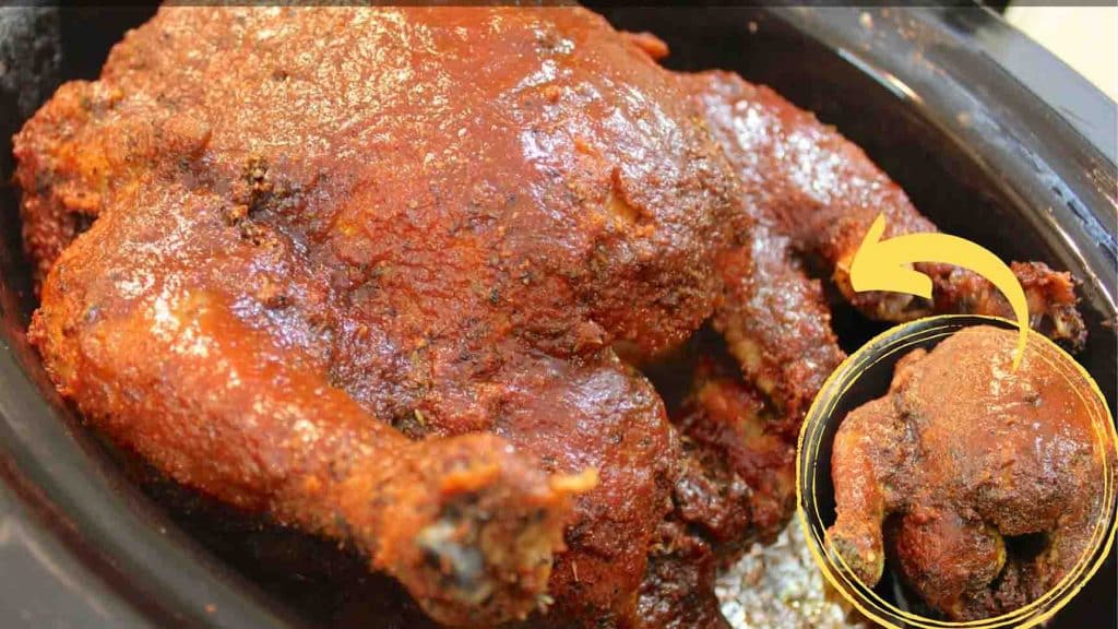 Crock Pot BBQ Beer Can Whole Chicken Recipe