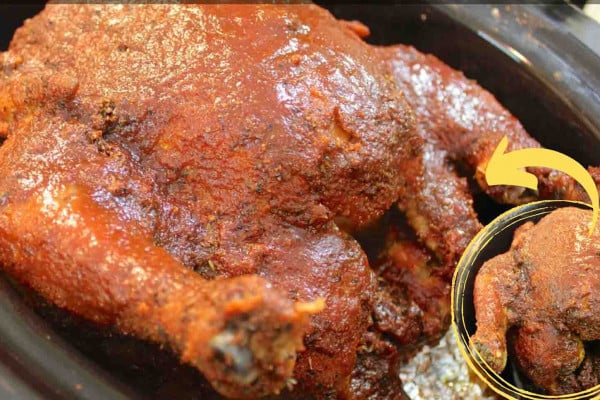 Crock Pot BBQ Beer Can Whole Chicken Recipe