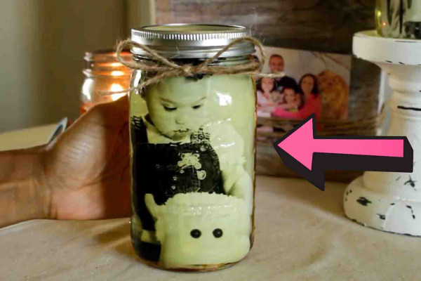 DIY Mason Memory Photo Jar Tutorial