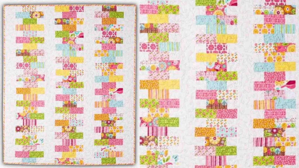 Easy baby bricks quilt tutorial