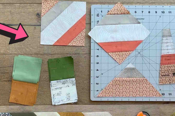 How to strip piece in quilting