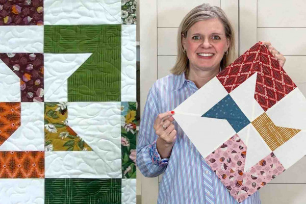 Layer cake spools quilt tutorial