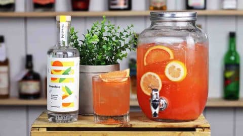 New Year’s Eve Batched Gin Punch Recipe | DIY Joy Projects and Crafts Ideas