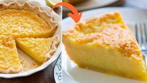 One-Bowl Lemon Buttermilk Pie Recipe | DIY Joy Projects and Crafts Ideas