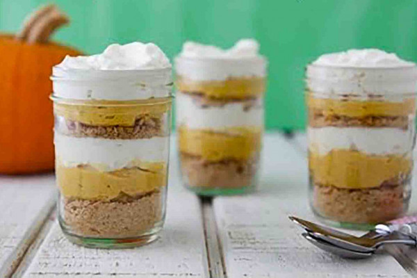Pumpkin pie parfaits recipe