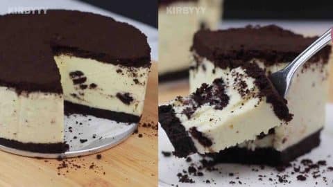 4-Ingredient Oreo Cheesecake Recipe | DIY Joy Projects and Crafts Ideas