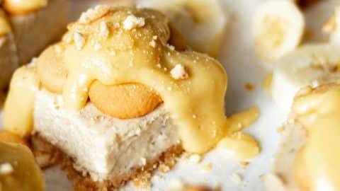 Banana Pudding Cheesecake Squares | DIY Joy Projects and Crafts Ideas