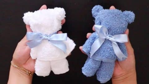 DIY Teddy Bear Towel | DIY Joy Projects and Crafts Ideas
