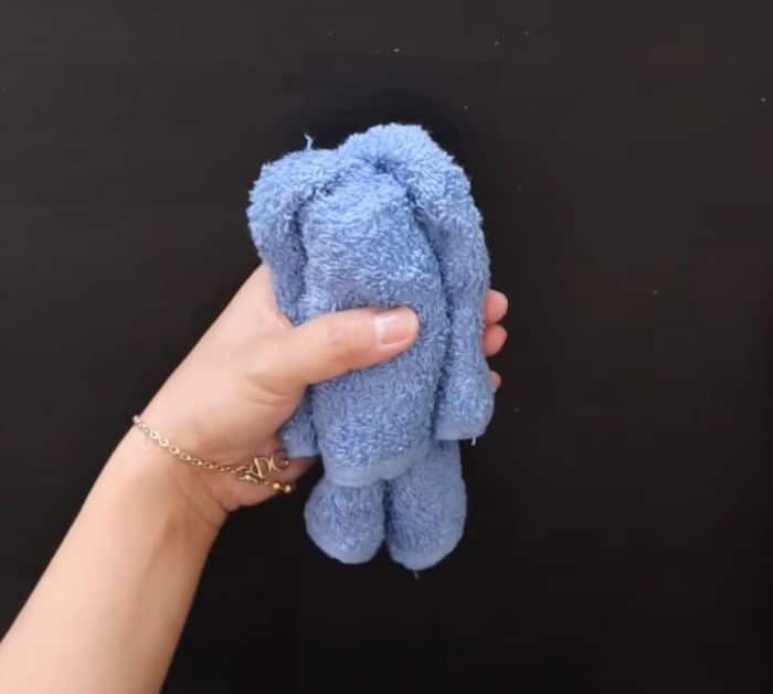 DIY Towel Teddy Bear tutorial