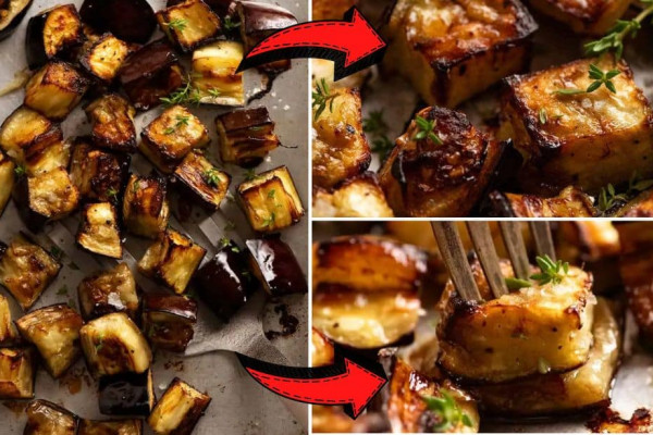 Delicious 4-Ingredient Roasted Eggplant Recipe