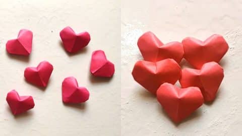 Easy 3D Heart Origami Tutorial | DIY Joy Projects and Crafts Ideas
