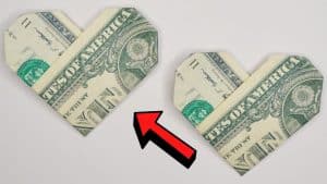 Easy DIY Money Heart Origami Tutorial