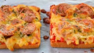 Easy Delicious Pizza Toast Recipe