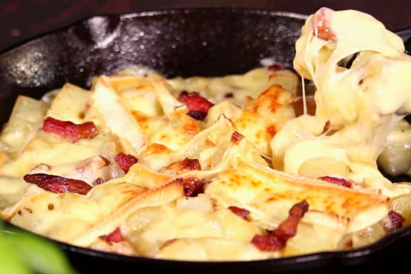 Easy Double Cheese Potato Skillet Recipe