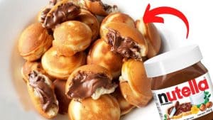 Easy Nutella-Filled Mini Pancake Bombs Recipe