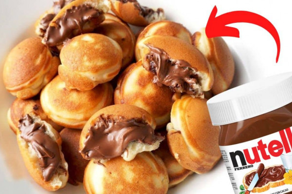 Easy Nutella-Filled Mini Pancake Bombs Recipe