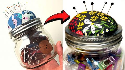 Easy Recycled DIY Sewing Kit & Pincushion Tutorial | DIY Joy Projects and Crafts Ideas