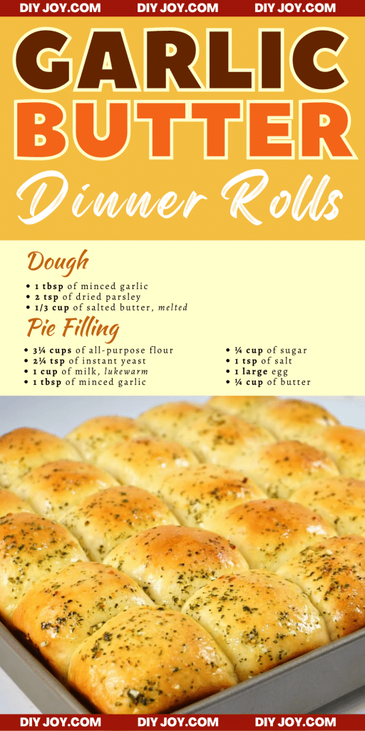 Easy To Make Garlic Butter Dinner Rolls 3718