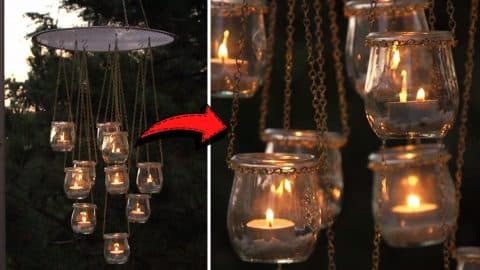 How To Make DIY Hanging Lantern Using Empty Jars | DIY Joy Projects and Crafts Ideas