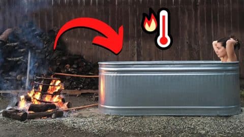 How to Build a Simple DIY Wood-Fired Hot Tub | DIY Joy Projects and Crafts Ideas