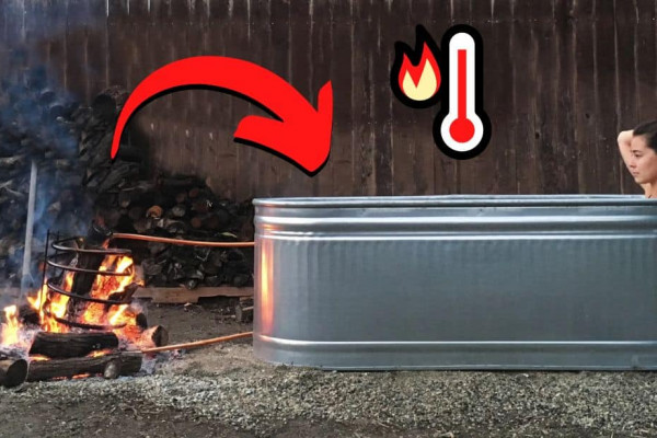 How to Build a Simple DIY Wood-Fired Hot Tub