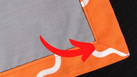 How to Easily Sew a Mitered Corner | DIY Joy Projects and Crafts Ideas