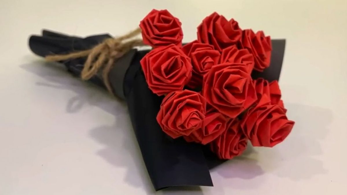 Paper Rose Bouquet 