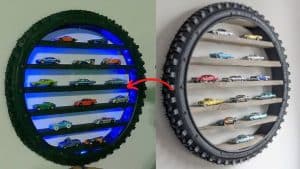 How to Make a Toy Shelf from an Old Tire