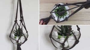How to Upcycle a T-shirt Into a Hanging Planter