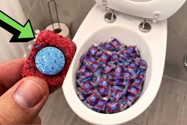 Learn This Must-Try Dishwashing Tab Toilet Hack